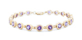 14K Yellow Gold Amethyst Bracelet - Isaac Westman